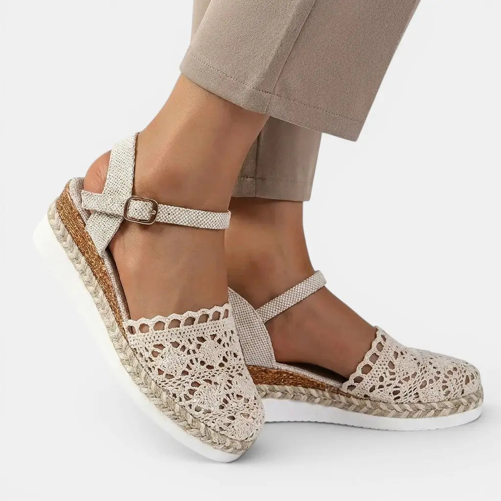 Naturale — Breathable Adjustable Sandals With Comfortable Orthopedic Summer Design Beige