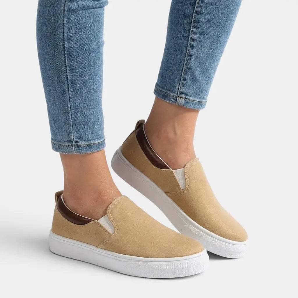 Wovenplatform — Woven Platform Sandals With Stylish Open Toe Casual Summer Design Khaki