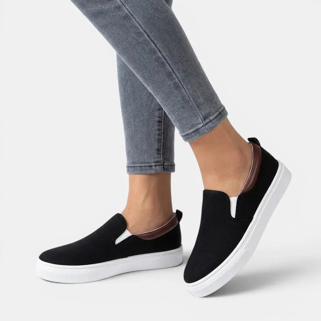 Wovenplatform — Woven Platform Sandals With Stylish Open Toe Casual Summer Design Black