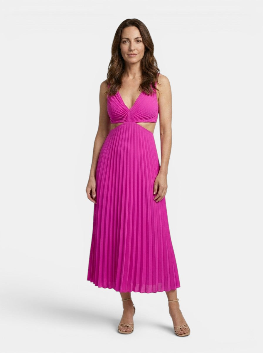 Marbella — Breathable Maxi Dress For Elegant Flowing Summer Style Pink