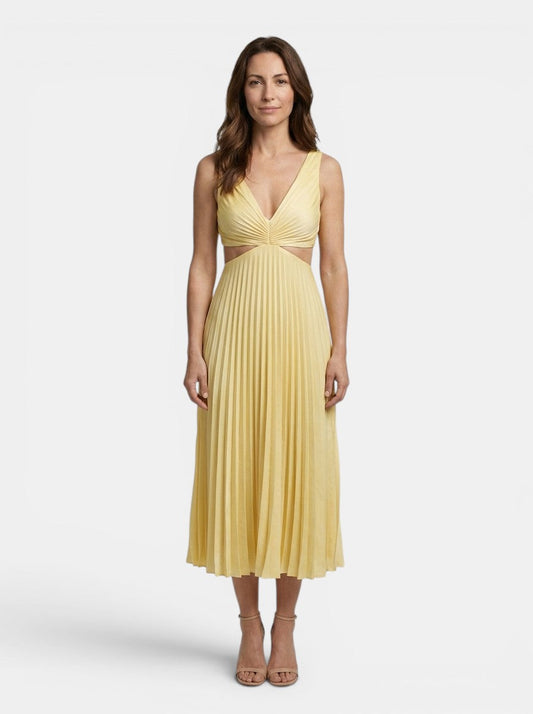 Marbella — Breathable Maxi Dress For Elegant Flowing Summer Style Yellow