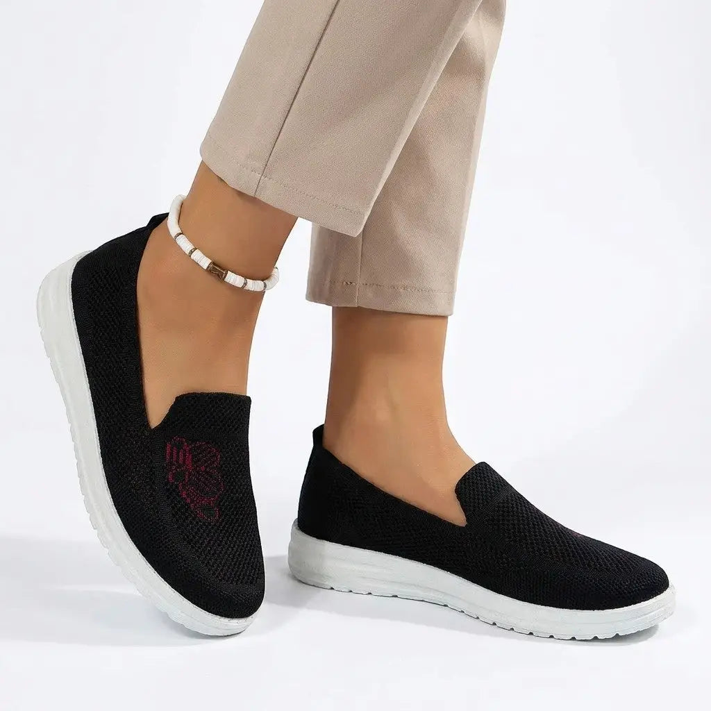 Ortholeather — Breathable Leather Orthopedic Shoes With Comfortable Supportive Everyday Design Black