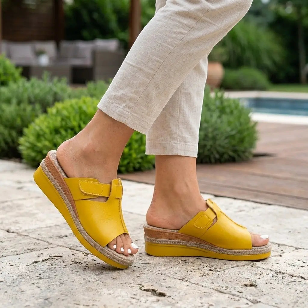 Vibrant — Colorful Cushioned Sandals With Stylish Comfortable Summer Design