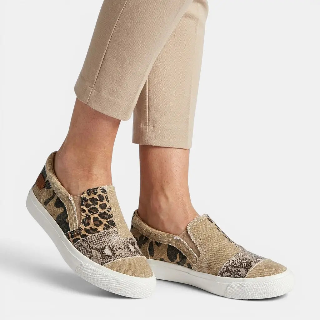 Canvasadaptive — Comfortable Canvas Slip-Ons With Trendy Adaptive Everyday Design Khaki
