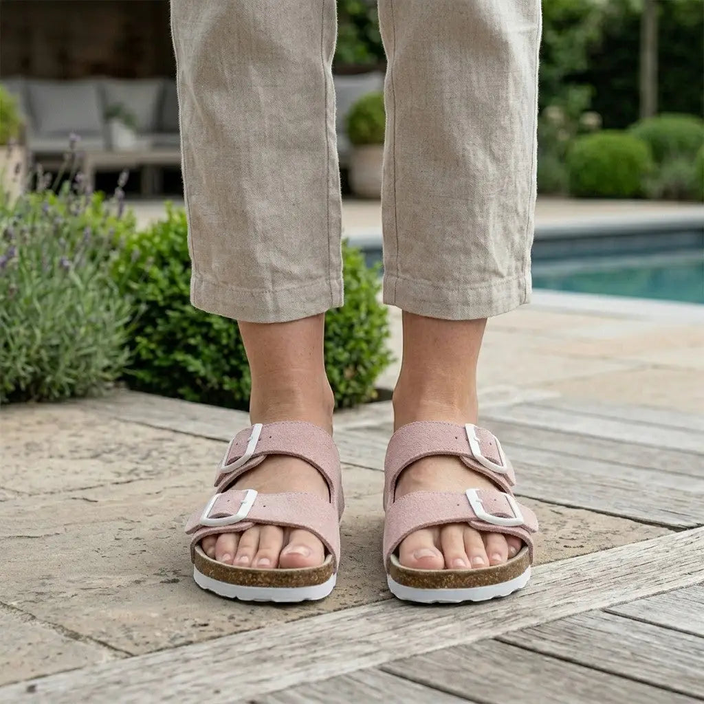 Corkbed — Cork Footbed Sandals With Comfortable Open-Toe Orthopedic Design
