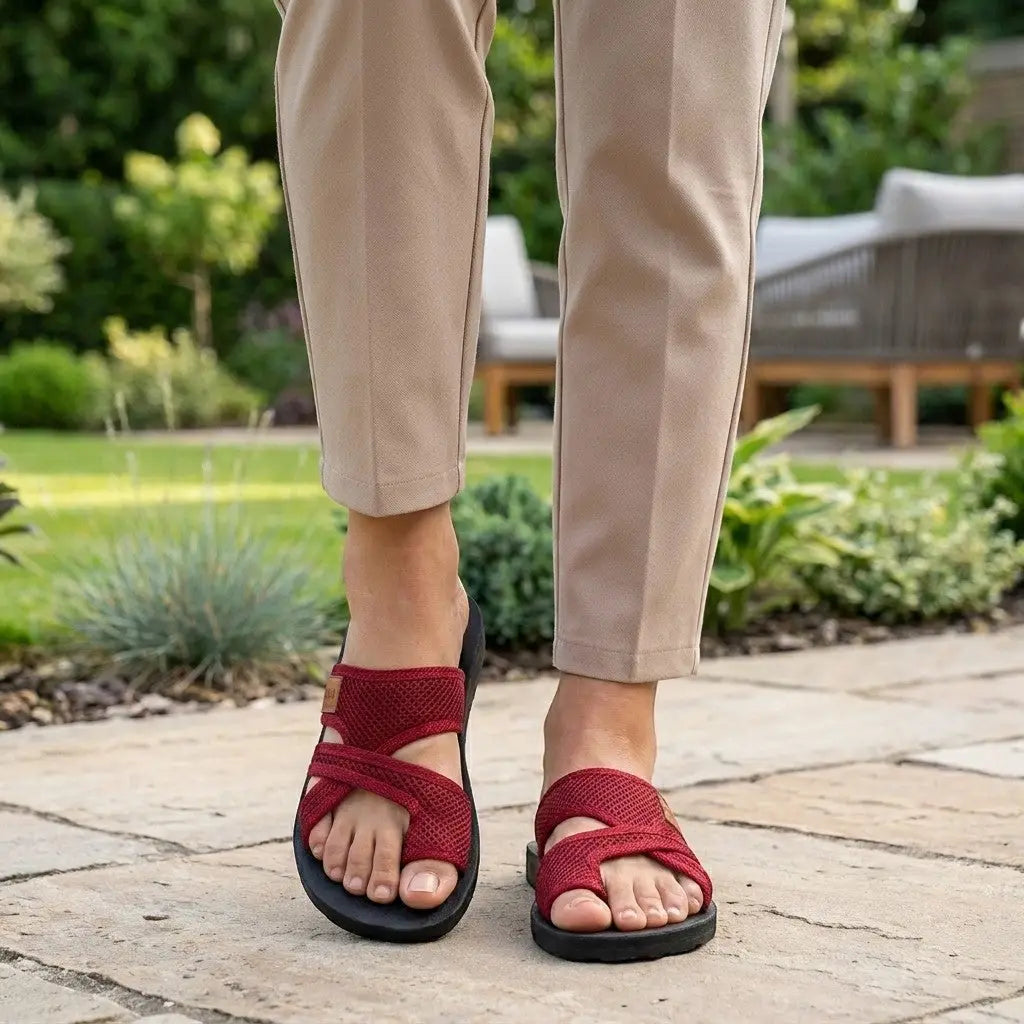 Supportstyle — Cushioned Orthopedic Sandals With Stylish Supportive Summer Design