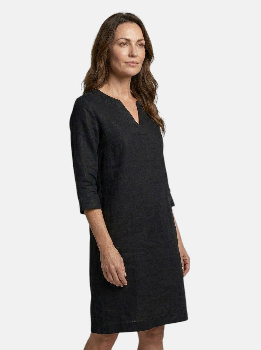 Calliope — Flowing Summer Dress With Elegant V-Neck Layered Design