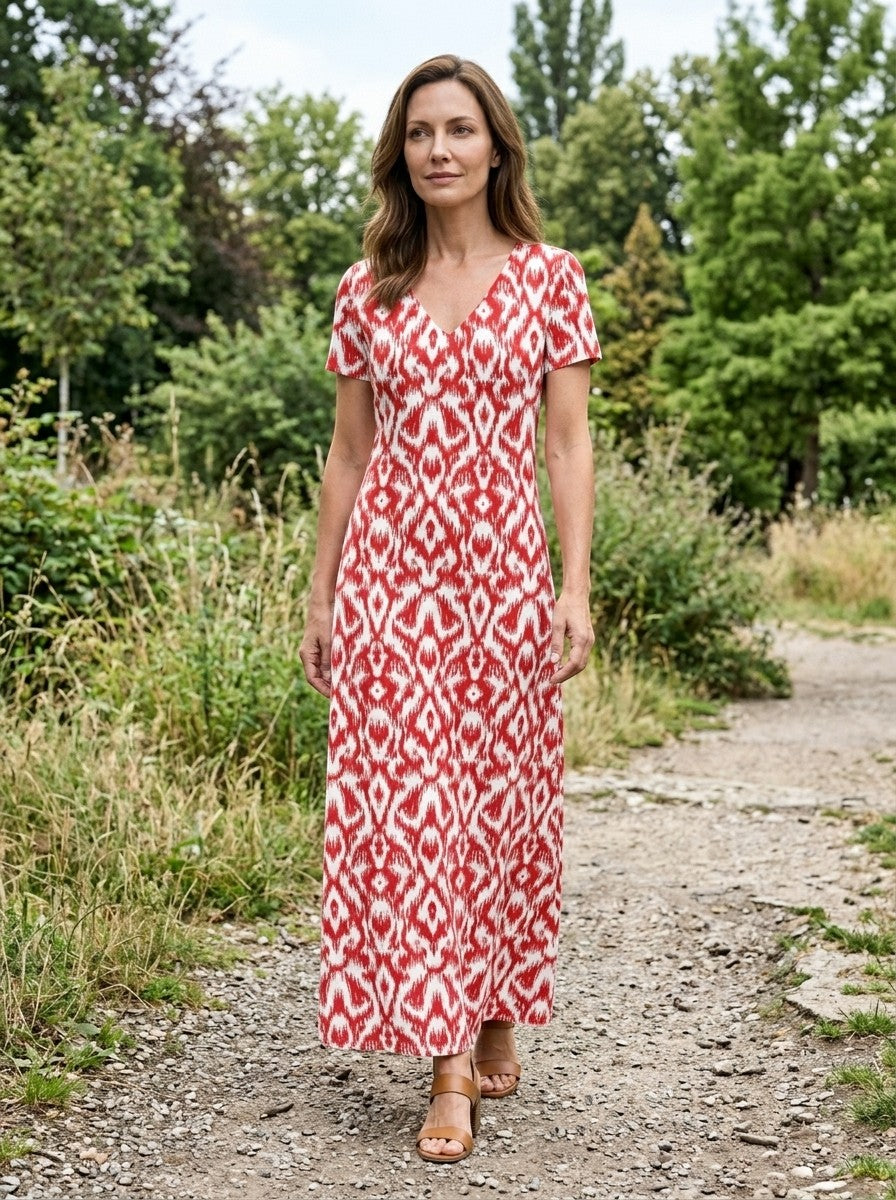 Marcellina — Flowing Viscose Maxi Dress With Elegant Relaxed Summer Style