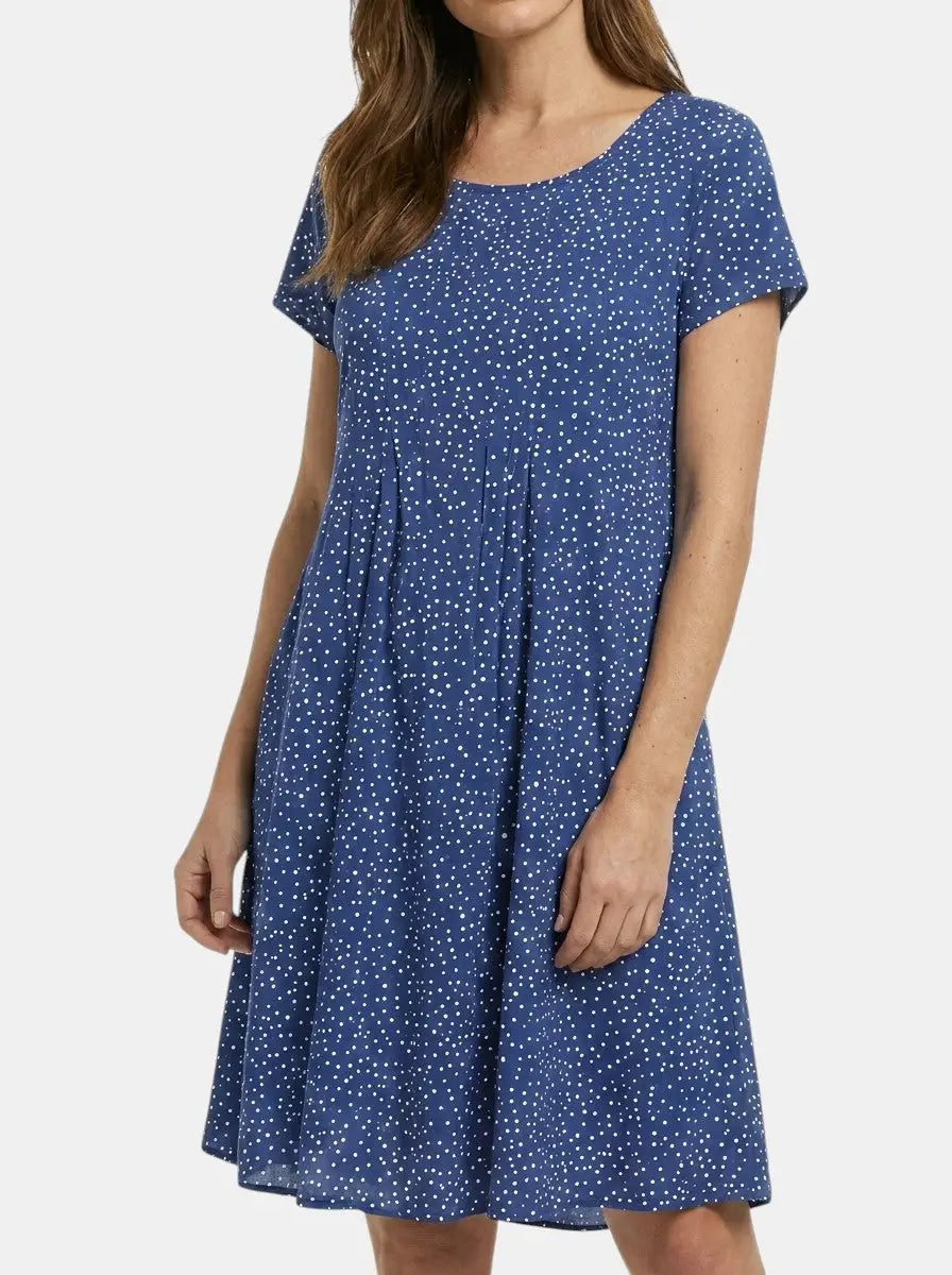 Saoirse — Lightweight Bohemian Maxi Dress For Elegant Flowing Summer Style Blue