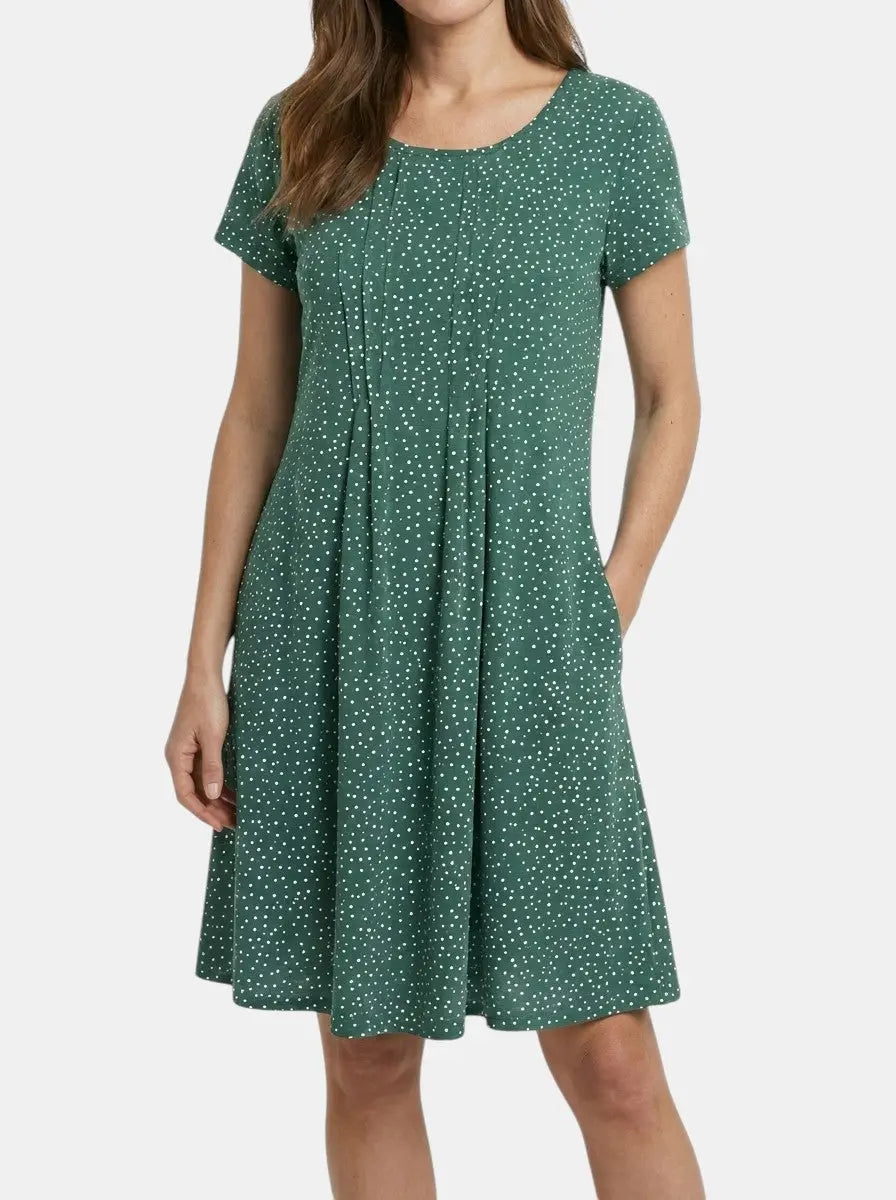 Saoirse — Lightweight Bohemian Maxi Dress For Elegant Flowing Summer Style Green
