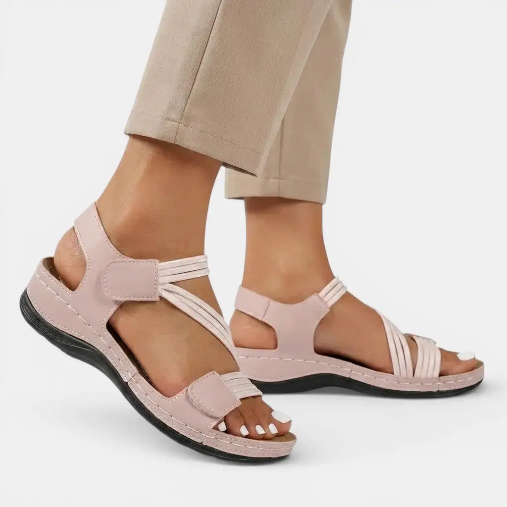 Casualease — Lightweight Casual Sandals With Comfortable Flexible Summer Design Pink