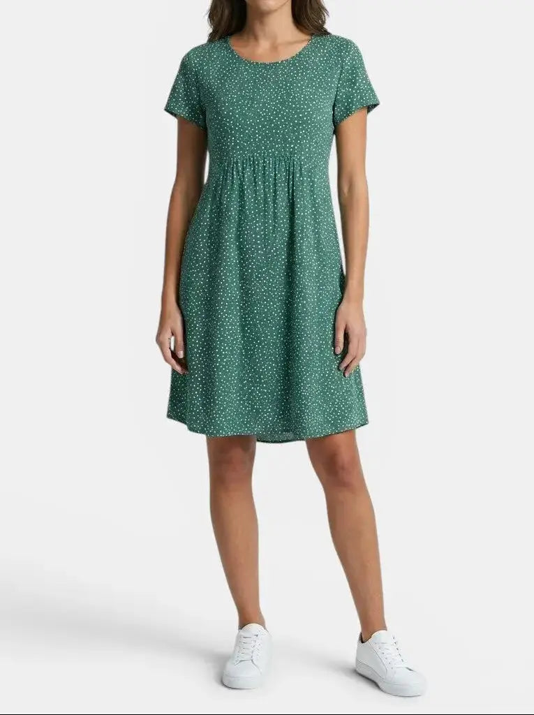Roisin — Lightweight Cotton Maxi Dress For Elegant Bohemian Summer Living Green