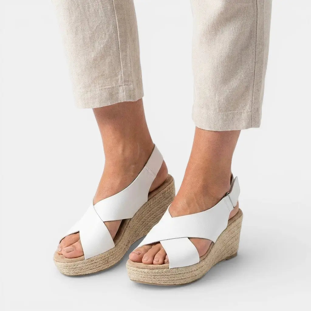Lightsole — Lightweight Orthopedic Sandals With Elegant Cushioned Summer Design White