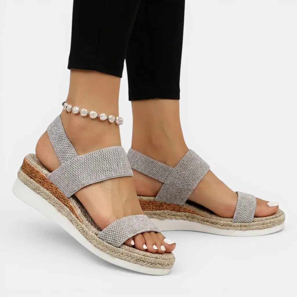Liftme — Lightweight Platform Sandals With Elegant Cushioned Summer Design Grey