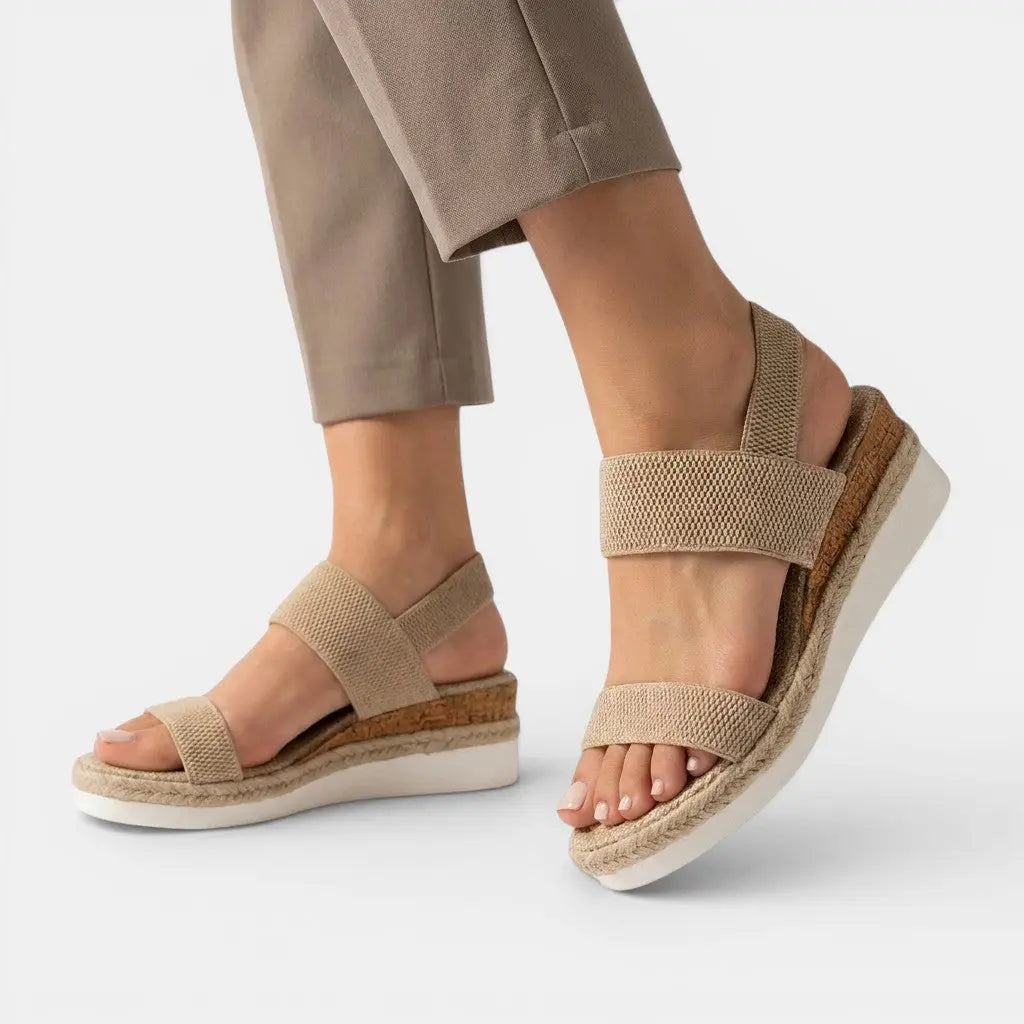 Liftme — Lightweight Platform Sandals With Elegant Cushioned Summer Design Brown