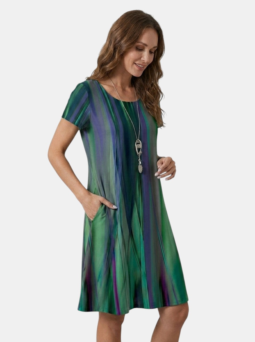 Esperanza — Lightweight Rayon Summer Dress With Flowing Relaxed Casual Style