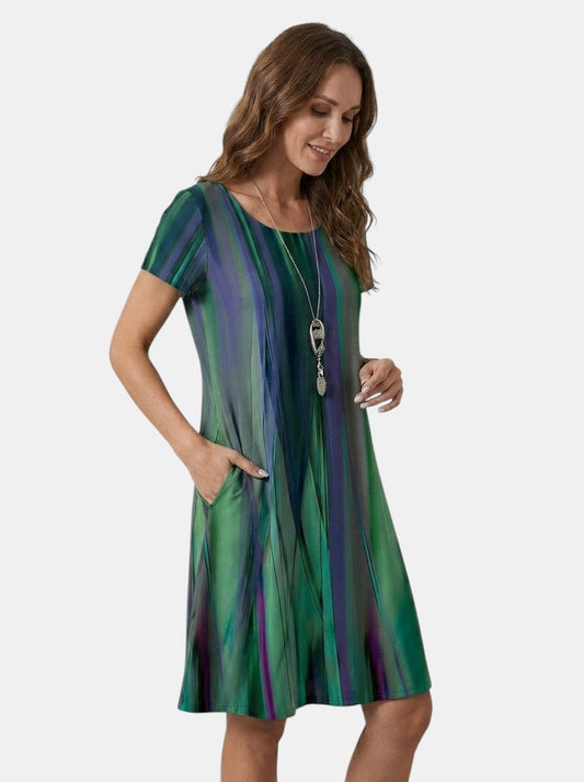 Esperanza — Lightweight Rayon Summer Dress With Flowing Relaxed Casual Style