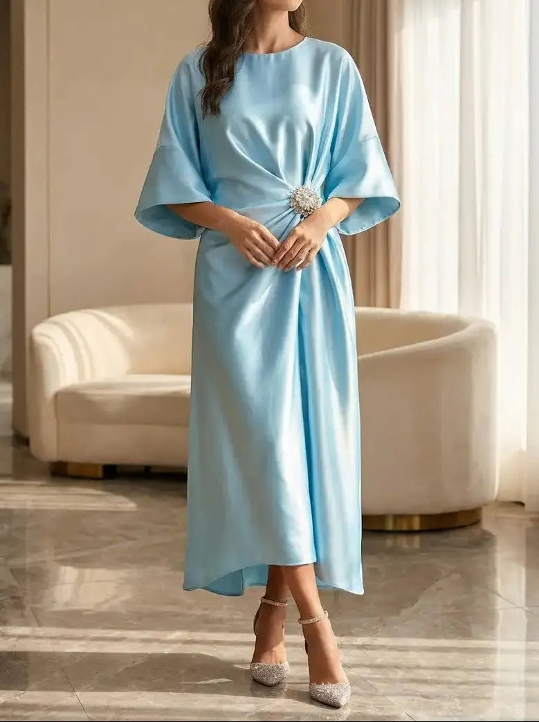 Celestine — Luxurious Shine Maxi Dress With Elegant Long Formal Evening Design