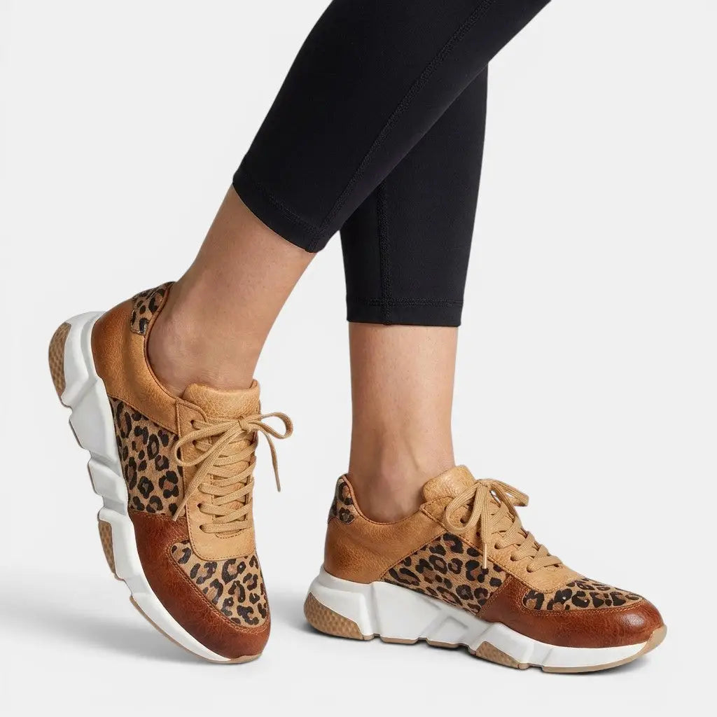 Texturedwedge — Textured Open Toe Platform Sandals With Stylish Casual Wedge Design Leopard Print