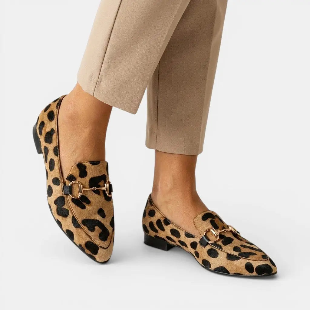 Animalia — Soft Animal-Texture Loafers With Elegant Cushioned Orthopedic Design