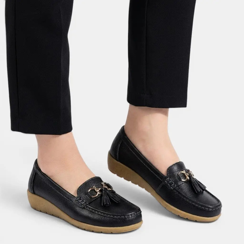 Knitchunky — Knit Fabric Sneakers With Stylish Low-Top Chunky Sole Design Black