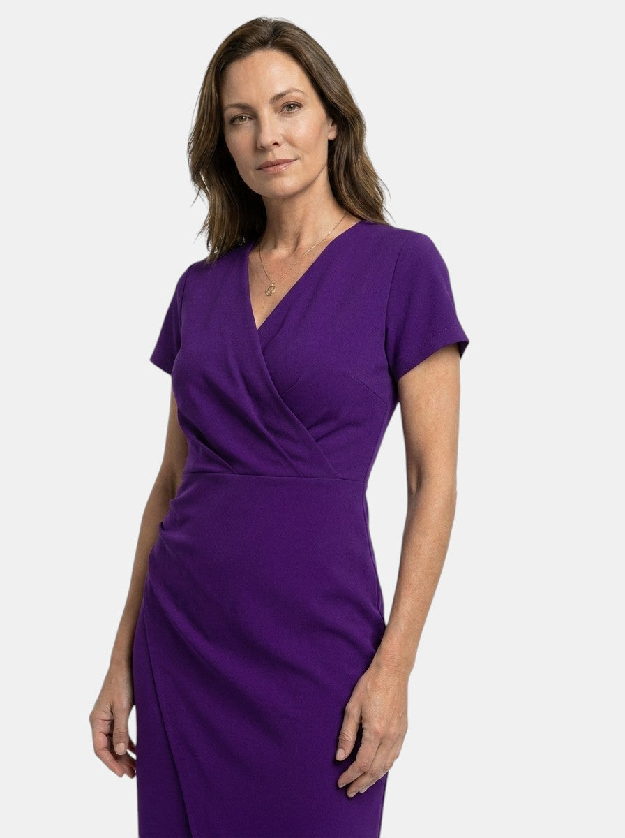 Marisha — Vibrant Cotton Maxi Dress With Flowing Wrap Style Summer Design
